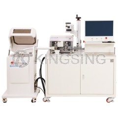 Wire Stripping & Laser Marking Machine with Coiling System