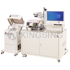 Wire Stripping & Laser Marking Machine with Coiling System